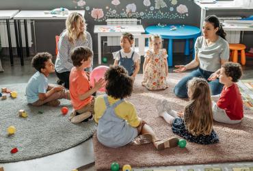 Kids Meditating